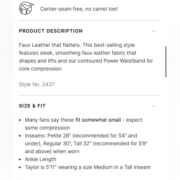 SPANX leggings - Picture 8 of 9